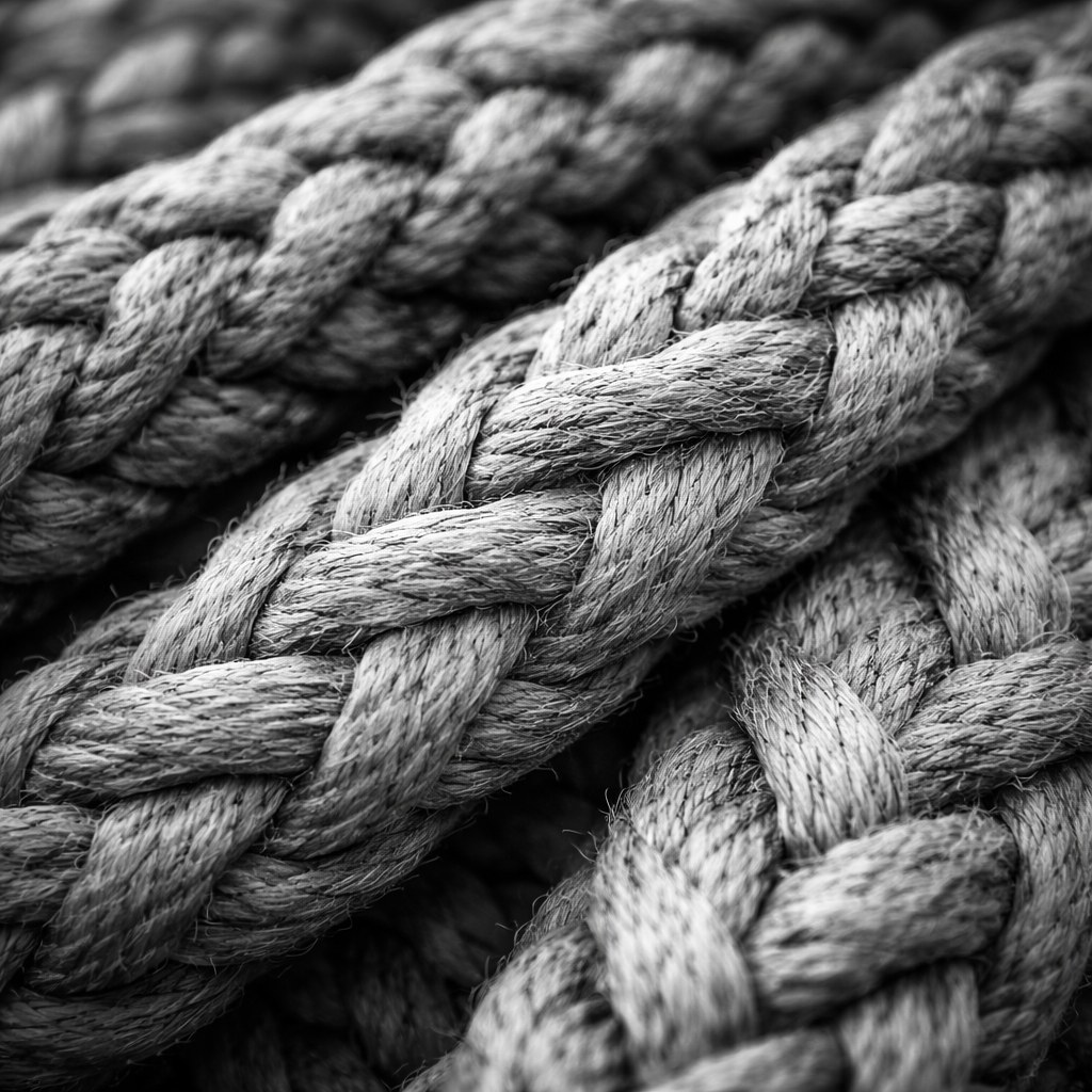 Cordage solidement noué